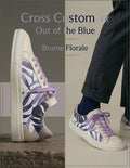 Sneakers customisées Brume Florale