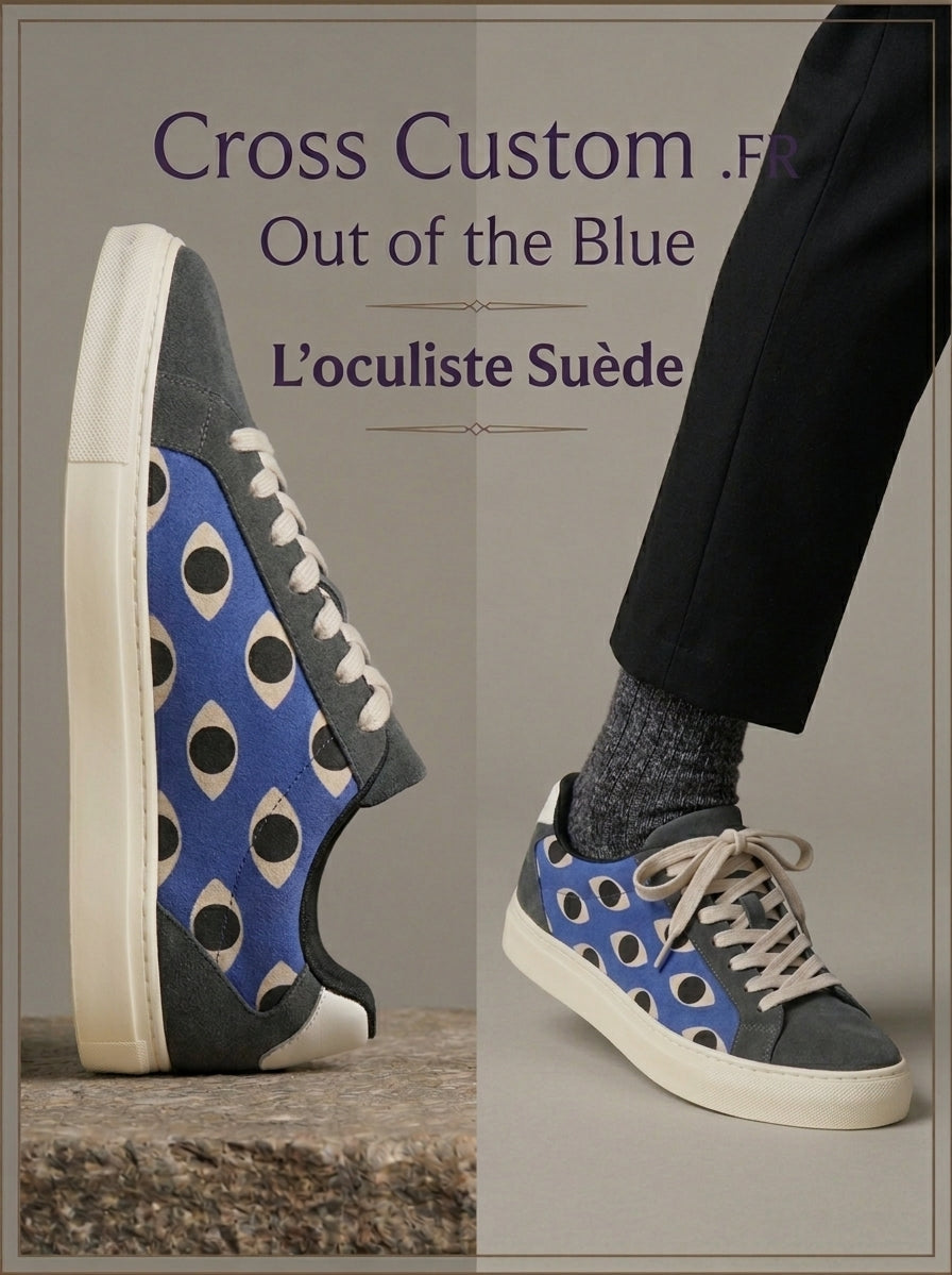 Sneakers customisées L'Oculiste Suède